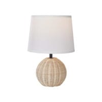 BRIGHT STAR TL696 RATTAN TABLE LAMP