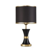 BRIGHT STAR TL698 BLACK & GOLD TABLE LAMP