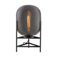 BRIGHT STAR TL818 SMOKED GLASS TABLE LAMP