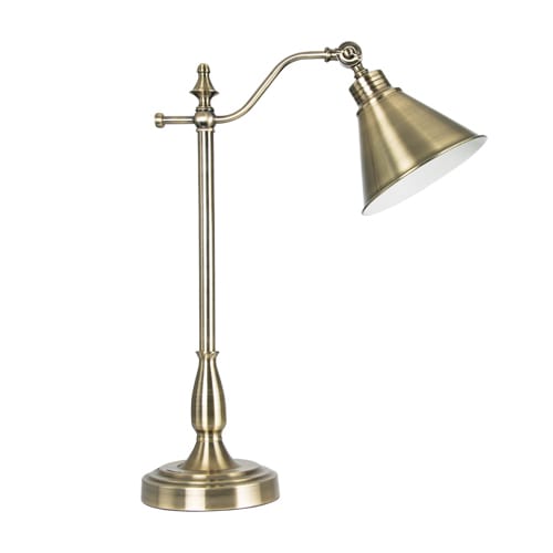 BRIGHT STAR TL820 ANTIQUE BRASS DESK LAMP Discount Lighting