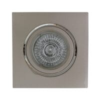 EUROLUX D66SC SATIN CHROME 96MM TILT & TWIST DOWNLIGHT