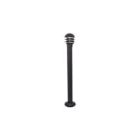 EUROLUX O59B LOUVRE BLACK BOLLARD