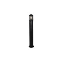 EUROLUX O60B LOUVRE NARROW BLACK BOLLARD