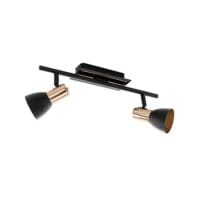EUROLUX S154 BARNHAM BLACK & COPPER SPOT LIGHT