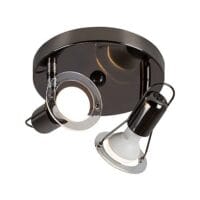 EUROLUX S23GM MINI DISC GUNMETAL SPOT LIGHT