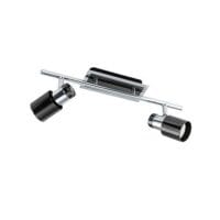EUROLUX S372B DAVIDA BLACK & CHROME SPOT LIGHT