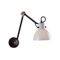 EUROLUX W569OP SIENA BLACK WALL LIGHT