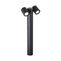K-LIGHT JB-KLG-905/2 ADJUSTABLE MATT BLACK BOLLARD