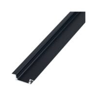 PIOLED SLIM28 RECESSED LED STRIP PROFILE, BLACK