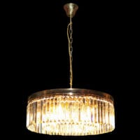 230v 40W E14 Clear Crystal Round Chandelier