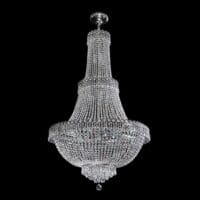 230V 40W E14 Large Basket Crystal Chandelier