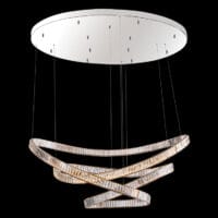 230v 93W LED Carousel Crystal Chandelier