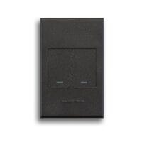 MAJOR-TECH VETI 3 3V100GG 2 LEVER DIMMER SWITCH, GRAPHITE